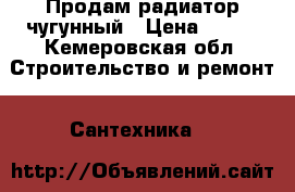 Продам радиатор чугунный › Цена ­ 500 - Кемеровская обл. Строительство и ремонт » Сантехника   